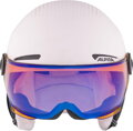 ALPINA Juniorská lyžiarska prilba ZUPO VISOR Q-LITE  ružová matná