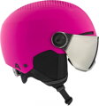 ALPINA Juniorská lyžiarska prilba ZUPO VISOR Q-LITE  ružová matná