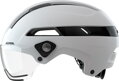 ALPINA Cyklistická prilba SOHO VISOR biela matná