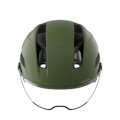 ALPINA Cyklistická prilba BLOOM VISOR MIPS olivová matná