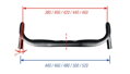 FSA riadidlá ADVENTURE AGX Compact Alloy grey Logo 440mm