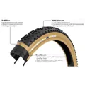 PANARACER Plášť Gravelking EXT, kevlar. pätka, čierno-hnedý