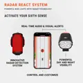 Lezyne sada svetiel REACT DRIVE SYSTEM s radarom
