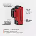 LEZYNE Zadné svetlo STRIP PRO Ai ALERT 400+