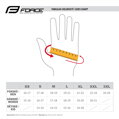 FORCE rukavice zimné HOT RAK PRO 3+1, čierne