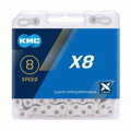 KMC Reťaz X 8 strieborná 114 článkov