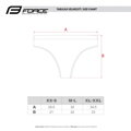 FORCE dámska spodná bielizeň - bikiny 3 pack, čierna
