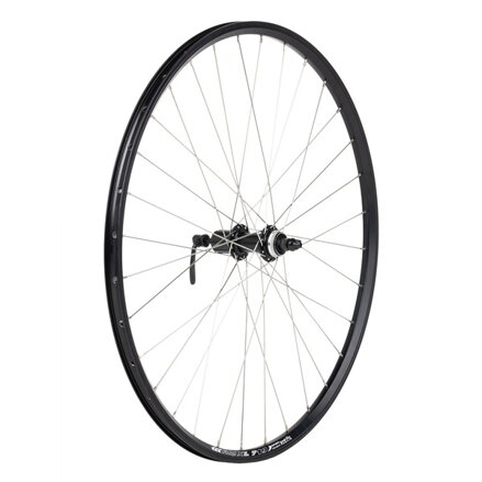 Koleso DEMA MTB Disc 28/29" čierne zadné kazetové s QR, center lock