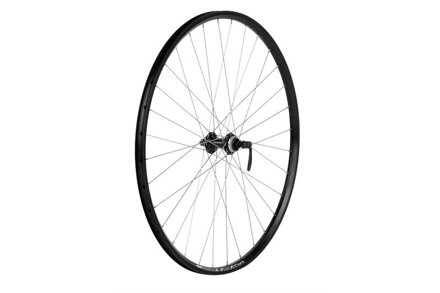 Koleso DEMA MTB Disc 27,5" čierne predné s rýchloupínačom, center lock