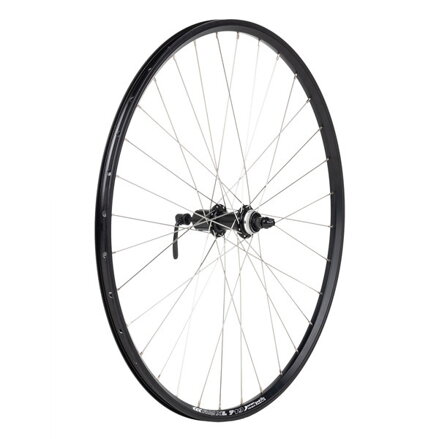 Koleso DEMA MTB Disc 27,5" čierne zadné kazetové s QR, uchytenie center lock