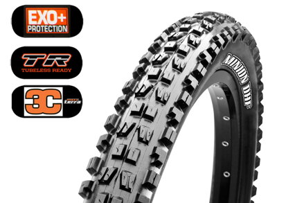 Plášť MAXXIS Minion DHF 29 x 2.50 WT kevlar EXO+ TR 120TPI 3C Maxx Terra