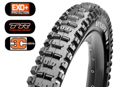 Plášť MAXXIS Minion DHR II 27.5 x 2.40 WT kevlarEXO+ TR 3C Maxx Terra