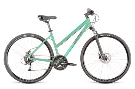 bicykel DEMA LOARA 7 green-celeste 