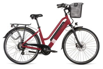 e-bike DEMA KAPPA DISC red-white