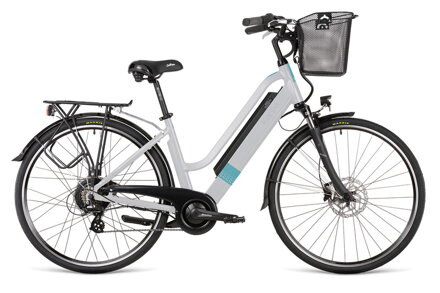 e-bike DEMA KAPPA DISC white-celeste