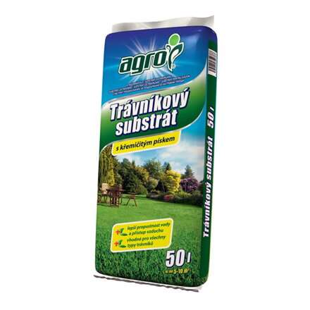 AGRO Substrát na trávnik 50 l