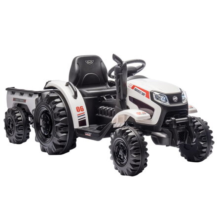 Detský akumulátorový traktor - HECHT 50435 WHITE