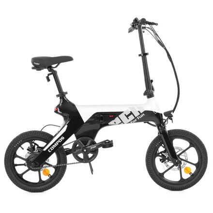 Elektrobicykel - HECHT COMPOS MINI BLACK WHITE