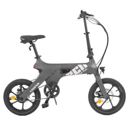 Elektrobicykel - HECHT COMPOS MINI MATT GREY