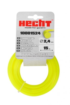 HECHT 10001524 - struna guľatá 2,4 mm x 15 m