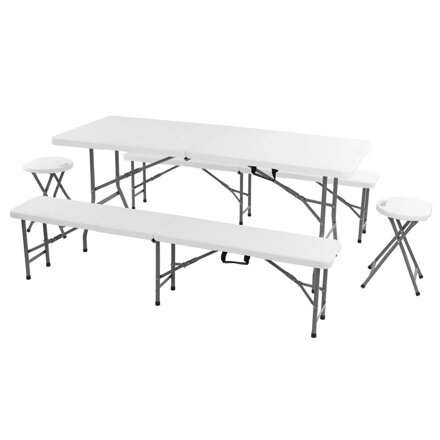 Set záhradného nábytku - HECHT FOLDIS WHITE SET 5
