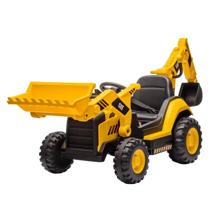 Detský bager - CAT BACKHOE YELLOW