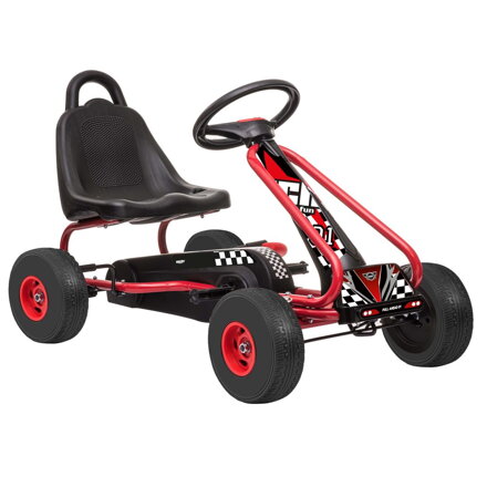 Šliapacia motokára - HECHT 59791 RED