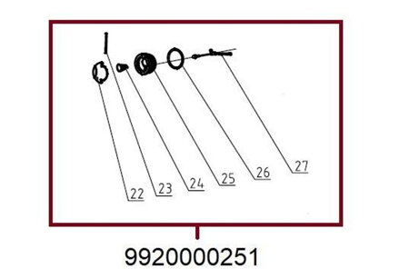 9920000251 - Olejová zátka kompletná