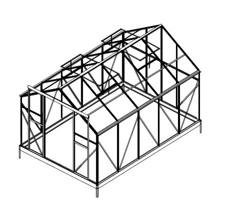 náhradné presklenie pre skleník LANITPLAST PLUGIN 8x12 PC 4 mm LG3056