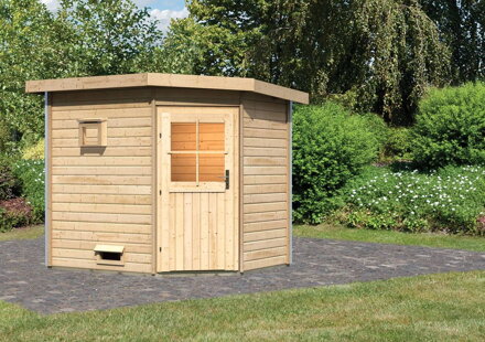 fínska sauna KARIBU MIKKA (92661) natur LG3998