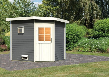 fínska sauna KARIBU MIKKA (92662) terragrau LG3999