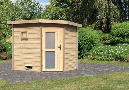 fínska sauna KARIBU MIKKA (86227) natur LG4000