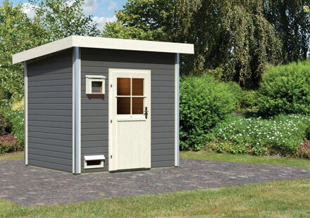 fínska sauna KARIBU NORGE (92118) terragrau LG4010