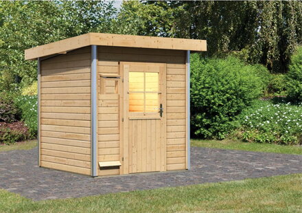 fínska sauna KARIBU TORGE (91456) natur LG4011
