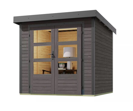 hybridný domček KARIBU JUPITER B (93412) terragrau / terragrau LG4033