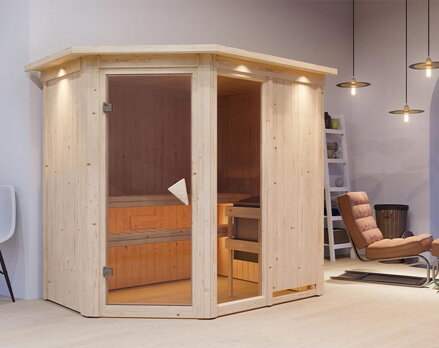 fínska sauna KARIBU FIONA 1 (57163) LG4205