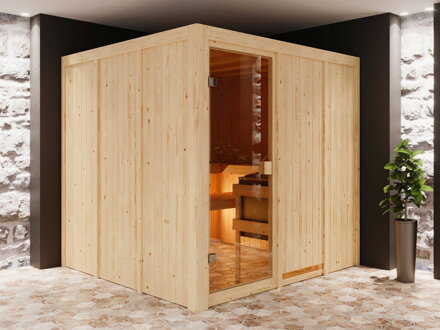 fínska sauna KARIBU OULU (6193) LG4257