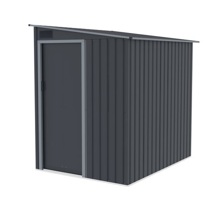 plechový domček LANITPLAST WANDHAUS 56 ANTRACIT LG4362