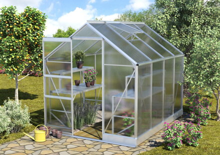 skleník VITAVIA APOLLO 5000 PC 4 mm strieborný LG4399