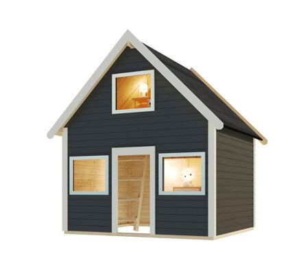 detský domček KARIBU KALLE (44578) terragrau LG4495