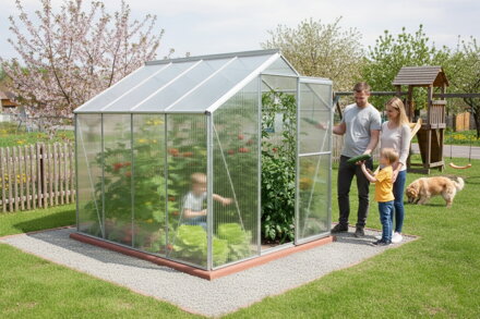 skleník LANITPLAST LIMES Viva V6/2 1,97x2 m PC 6 mm LG4695