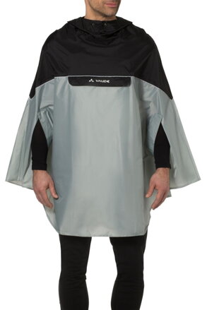 Vaude pláštenka Covero Poncho, strieborno čierna