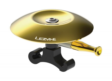 LEZYNE Zvonček CLASSIC SHALLOW mosadzný čierny