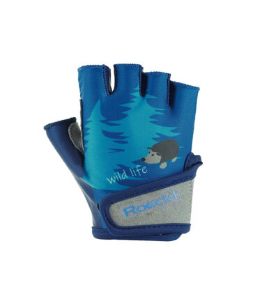 Roeckl Rukavice cyklistické juniorské Turgi, modré (tide blue)