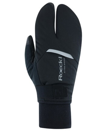 Roeckl cyklistické rukavice zimné Villach 3 Lobster, unisex, black