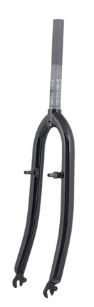 FORCE vidlica trekking 28" Fe 1"  závit, čierna lesklá