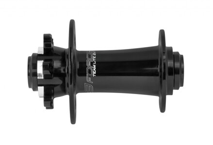 FORCE náboj predný TEAM lite 15mm osa, 6d, 28d, čierny
