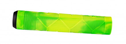 FORCE gripy BMX145 gumové, zeleno-žlté, balené
