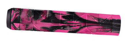 FORCE gripy BMX145 gumové, čierno-ružové, balené