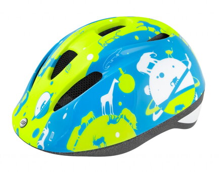 FORCE prilba FUN PLANETS detská fluo-modrá